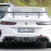 BMW M8をベースとした謎の開発車両（スクープ写真）