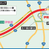 迂回ルート（伊勢西IC～伊勢IC 夜間通行止）