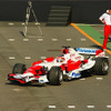 【トヨタF1お台場イベント】写真蔵…メガウェブをF1が走り抜ける