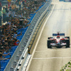 【トヨタF1お台場イベント】写真蔵…メガウェブをF1が走り抜ける