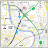 迂回路 国道298号から首都高速道路 三郷線 銀座方面へ向かう場合