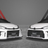 TOM'S GR YARIS Type TK（左）＆ TOM'S GR YARIS（右）