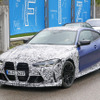 BMW M4クーペをベースとしたプロトタイプ（スクープ写真）