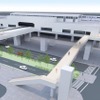 近鉄奈良線と連絡する地上3階建ての瓜生堂駅。