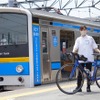 日中に運行される線内発着の普通列車を対象に行なわれる富士急行のサイクルトレイン。