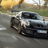ポルシェ911 GT2 RS のニュルブルクリンク北コースのタイムアタック
