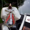 笠間稲荷神社、車の茅の輪くぐり