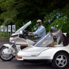 笠間稲荷神社、車の茅の輪くぐり