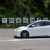 笠間稲荷神社、車の茅の輪くぐり