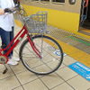 西武多摩川線サイクルトレイン（武蔵堺駅デモ）
