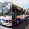 呼出型最適経路バス「MyRide のるる」実証運行の模様