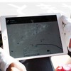 バスのドライバー側で使われるタブレット。リクエストのがあった場所までのナビゲーションも実施される