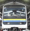 伊豆高原車両区に到着した元JR東日本209系2100番台。