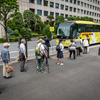 ワクチン接種会場へのはとバス（5月24日）