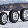ブリヂストン BLIZZZAK VRX3（左から155/65R14、195/65R15、225/45R18）