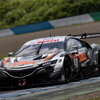 GT500クラス予選トップの#1 STANLEY NSX-GT（山本尚貴／牧野任祐）