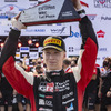 WRC最年少記録となる初優勝を成し遂げたカッレ・ロバンペラ（トヨタ）。