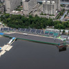 東京2020オリンピック・パラリン大会トライアスロン競技の会場となるお台場海浜公園