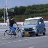 横断自転車の衝突被害軽減ブレーキ（参考画像）