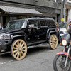 馬車か車か!?  ハマーのアートにロンドン騒然!!