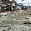 佐世保線北方～高橋間で発生した踏切冠水。