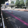 パラリンピック・ルート・ネットワーク（PRN）：東京・国立競技場付近の専用レーン