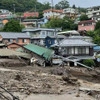 土石流で被災した熱海市内