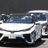 7月21日、オリンピック選手村周辺駐車場