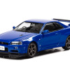 日産 スカイラインGT-R BNR34 VスペックII（ベイサイドブルー）