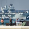 HMSクイーン・エリザベス（ポーツマス、2020年9月）