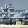 HMSクイーン・エリザベス（ポーツマス、2020年9月）
