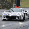 ラ・フェラーリがベースの開発車両（スクープ写真）