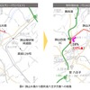 狭山大橋から圏央道八王子方面への経路