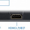 左側面端子（HDMI）