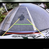 オプションで装着されていたリアビューカメラはHD画質で視野角180度というハイスペックな仕様