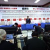 記者会見に臨む岸田首相（10月31日）