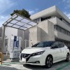沼津郵便局に設置した試験的サービス提供用急速充電器