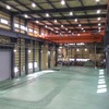 北陸重機工業新第一工場内の組立スペース