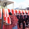 ジャンボフェリー新造船起工式