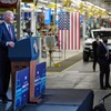 GMのEV専用工場「ファクトリー・ゼロ」の開所式に出席したバイデン大統領