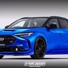 スバル　ソルテラ　STI 予想CG