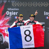 セバスチャン・オジェ（左）が8冠目のWRCタイトルを獲得。コ・ドライバーのジュリアン・イングラシア（右）も同じく8冠目。