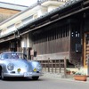 クラシックジャパンラリー2021 MOJI-KOBE 4日目 脇町うだつの町並みにて ポルシェ356A