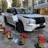 三菱 アウトランダー PHEV（12月2日、Marunouchi Street Park 2021 Winter）