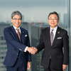ポラリス・キャピタル・グループ 木村雄治 代表取締役社長（左）とインクリメントP 杉原博茂 代表取締役社長 CEO（右）