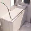 ユーティリティスペースに備えられたUSBコンセント付きカウンター。