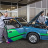 日産 ブルーバード（オースター）に リーフ のEVパワートレインを移植した「ニューバード」