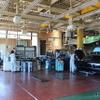 整備工場の内観（多田自動車工業）