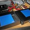 ラゲッジルームのフロア下にあるスペアタイヤスペースを使ってDSPアンプやサブウーファー用のパワーアンプをインストールした。