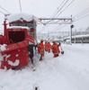 12月27日11時時点の米原駅構内。
